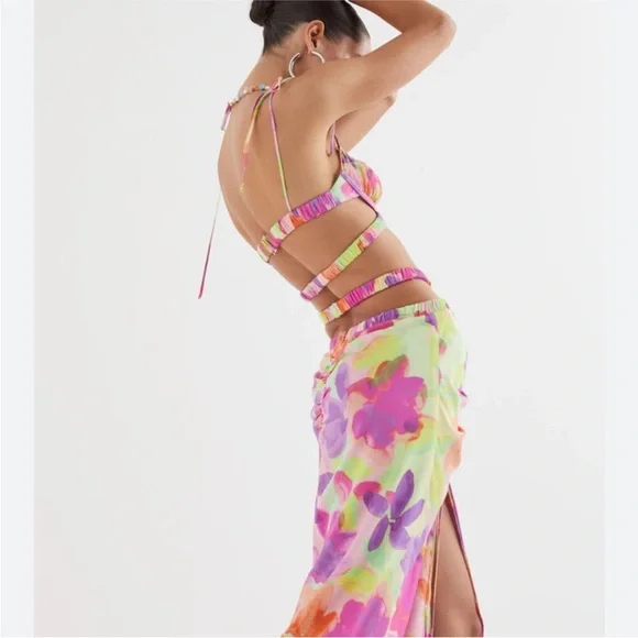 NWT For Love And Lemons Pia Sarong Medium - Picture 2 of 5